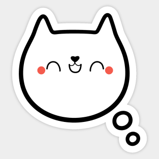 Cat in my heart Sticker